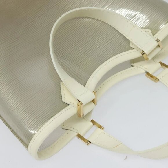 LOUIS VUITTON Epi Plage Mini Lagoon Bay Hand Bag White M92263 LV Auth 134761 - Picture 7 of 16